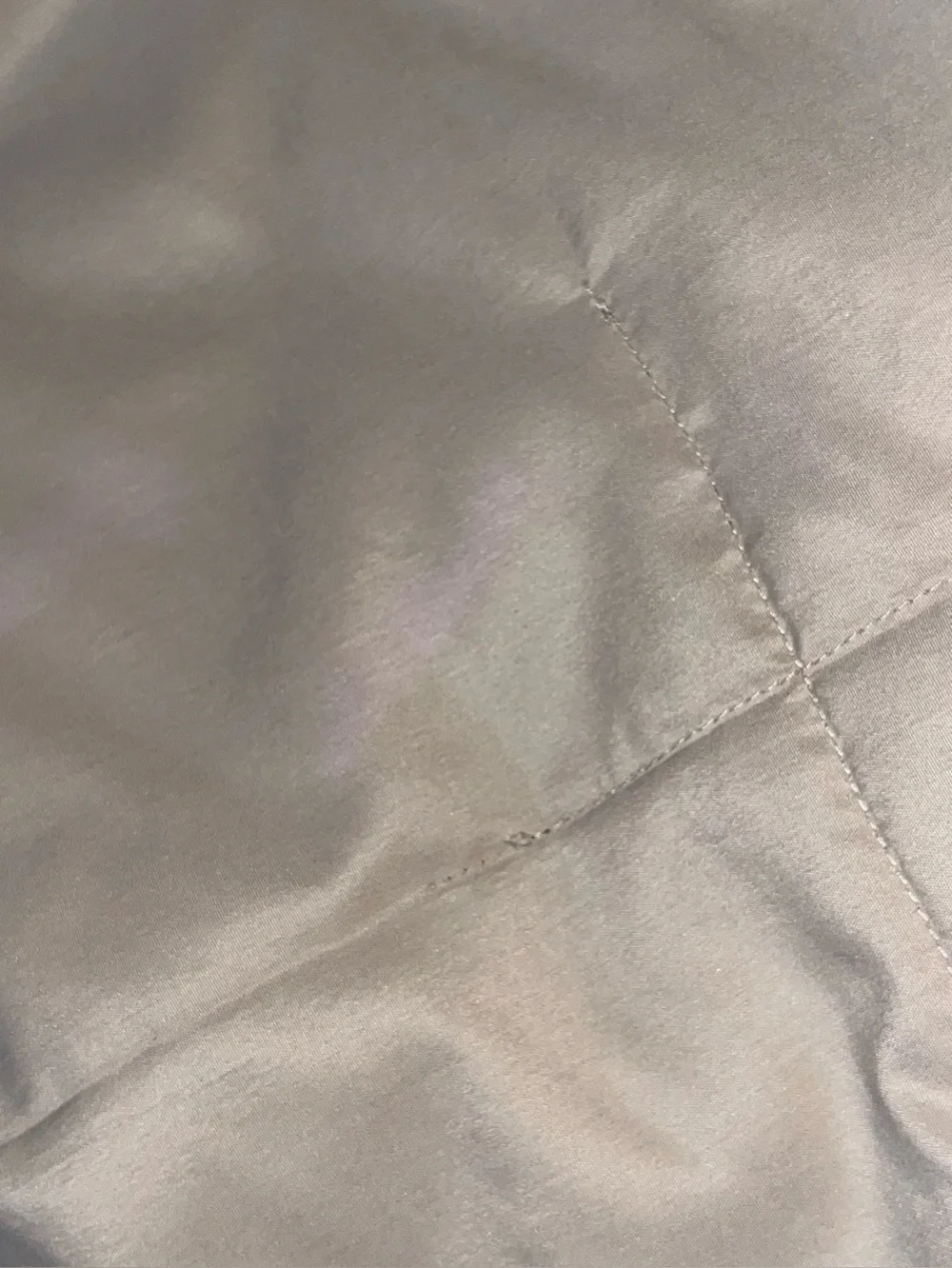 Tan or Light Beige Comforter - Neutral ~ Quilted Down Comforter ~ no tags 56x85”